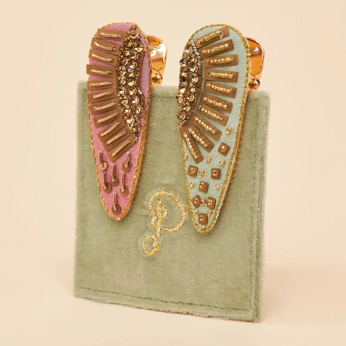 Jeweled Hair Clips (Set/2), view 8