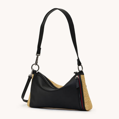Kyle-Noir Smooth Raffia-GM, view 4