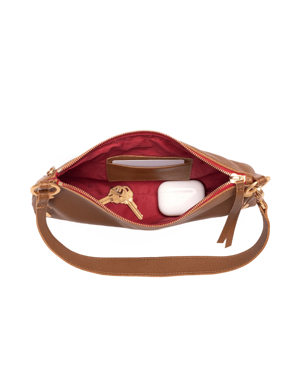 Kyle Sml Mahogany Pebble/Brushed Gold
