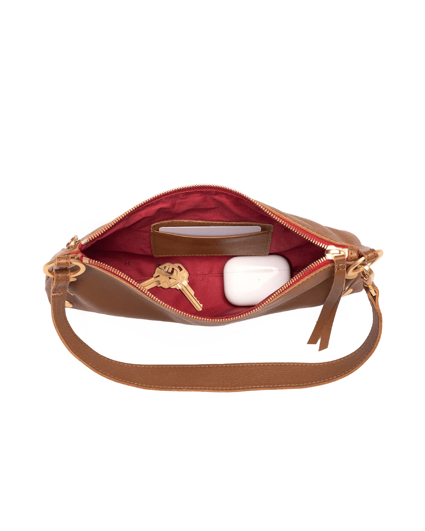 Kyle Sml Mahogany Pebble/Brushed Gold