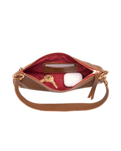 Kyle Sml Mahogany Pebble/Brushed Gold, view 3