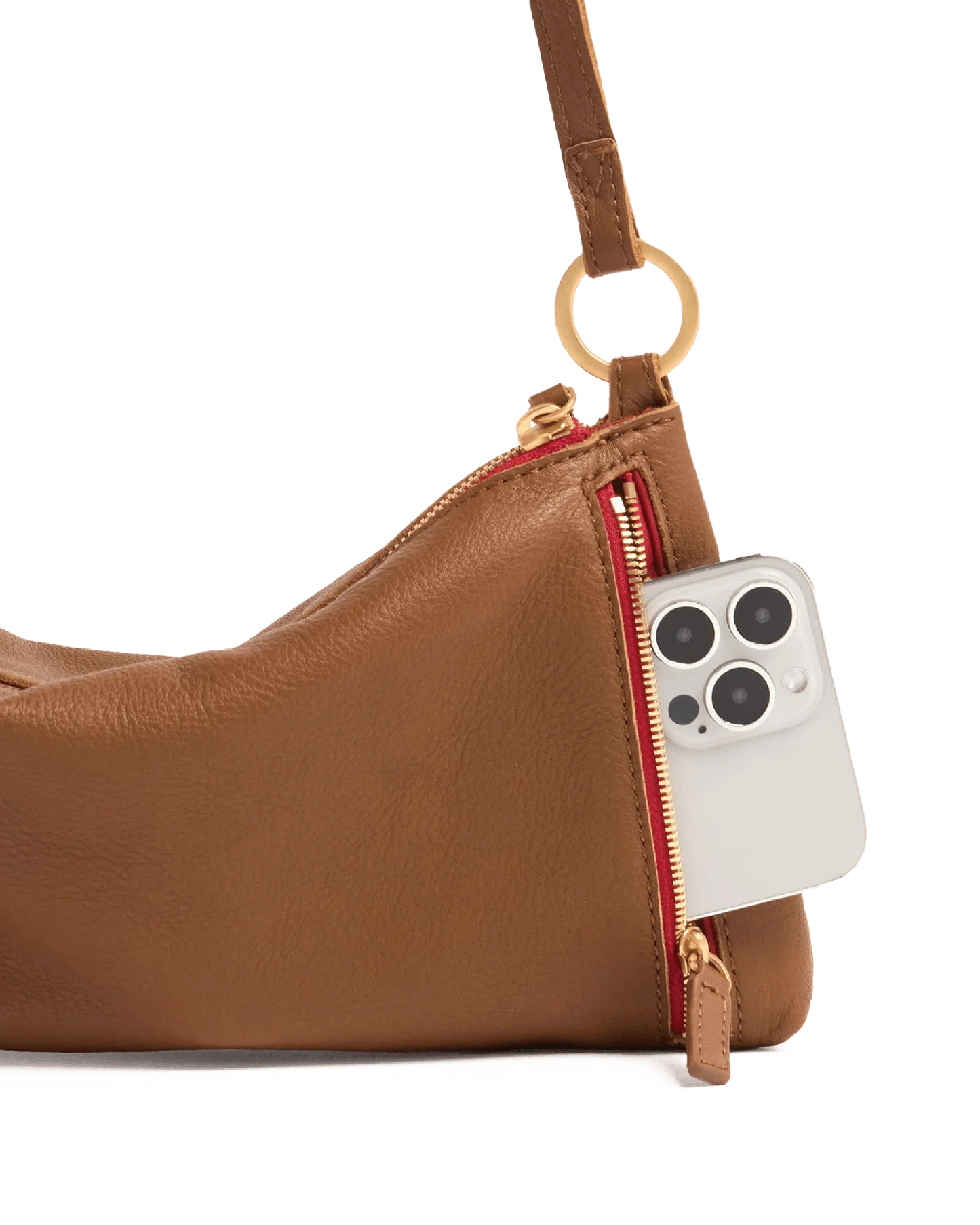 Kyle Sml Mahogany Pebble/Brushed Gold