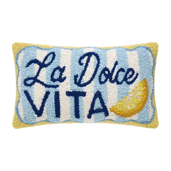 Riviera Towel La Dolce Vita Hook Pillow