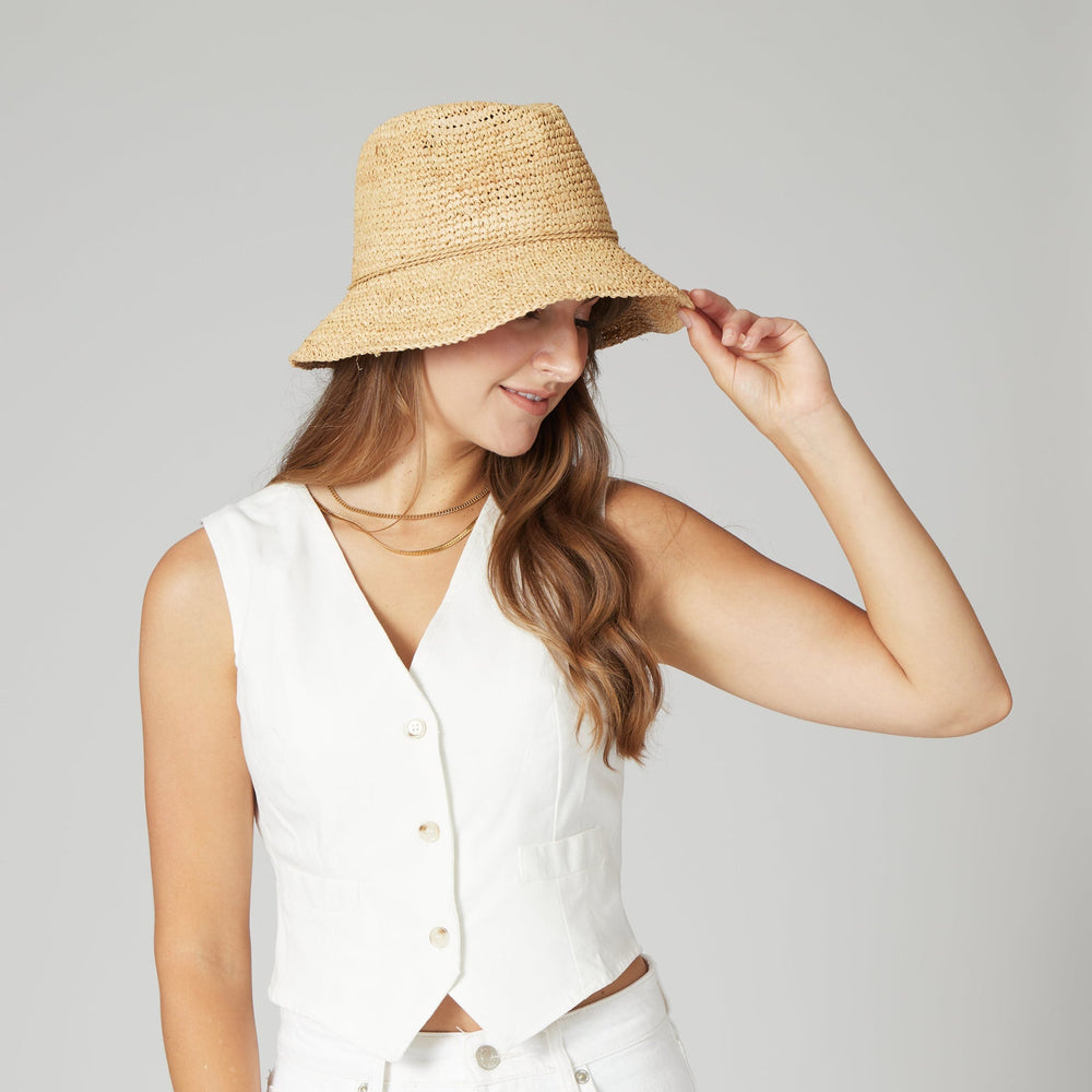 Laguna - Crochet Raffia Bucket