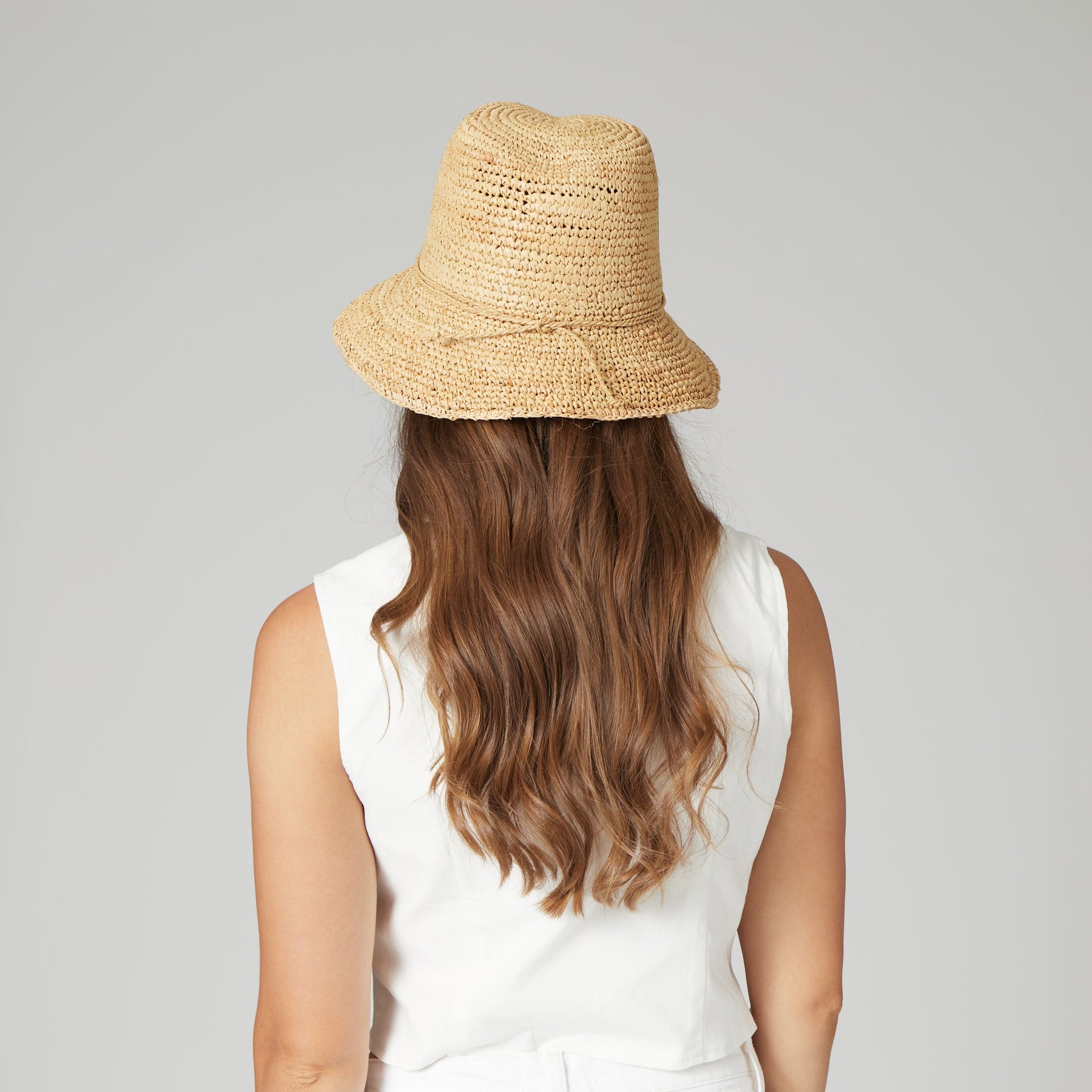 Laguna - Crochet Raffia Bucket