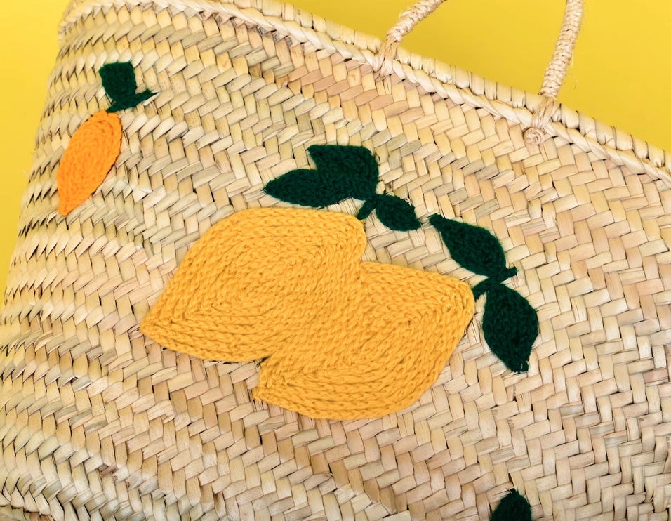 Lemon Beach Bag