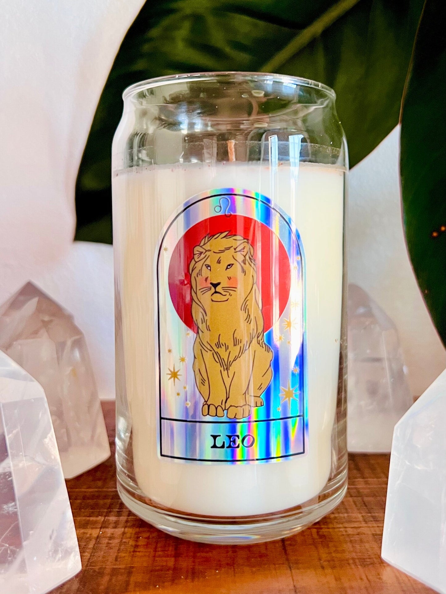 Zodiac Crystal Candle