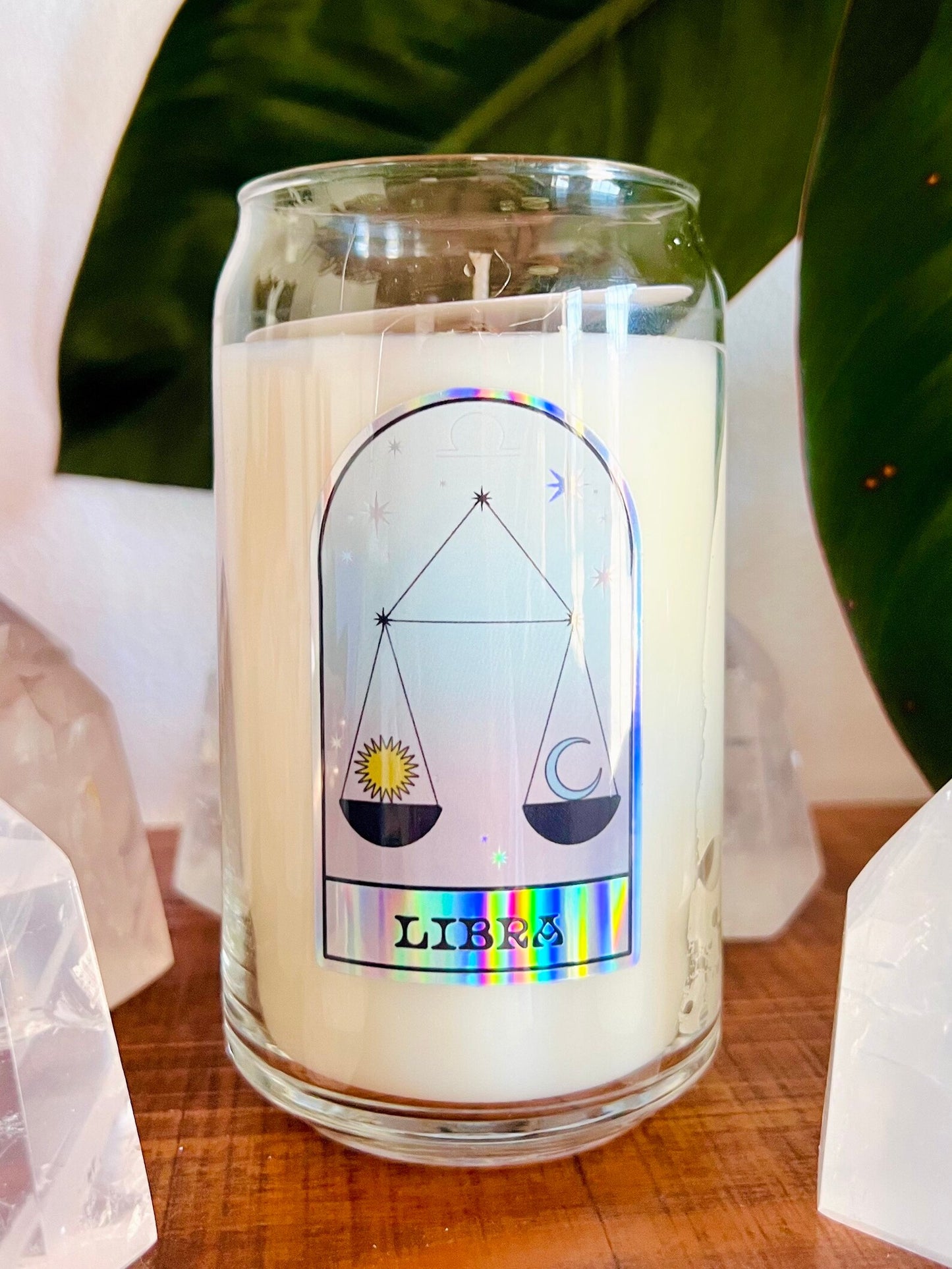 Zodiac Crystal Candle