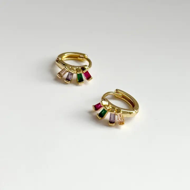 Little Gem Huggie Hoops