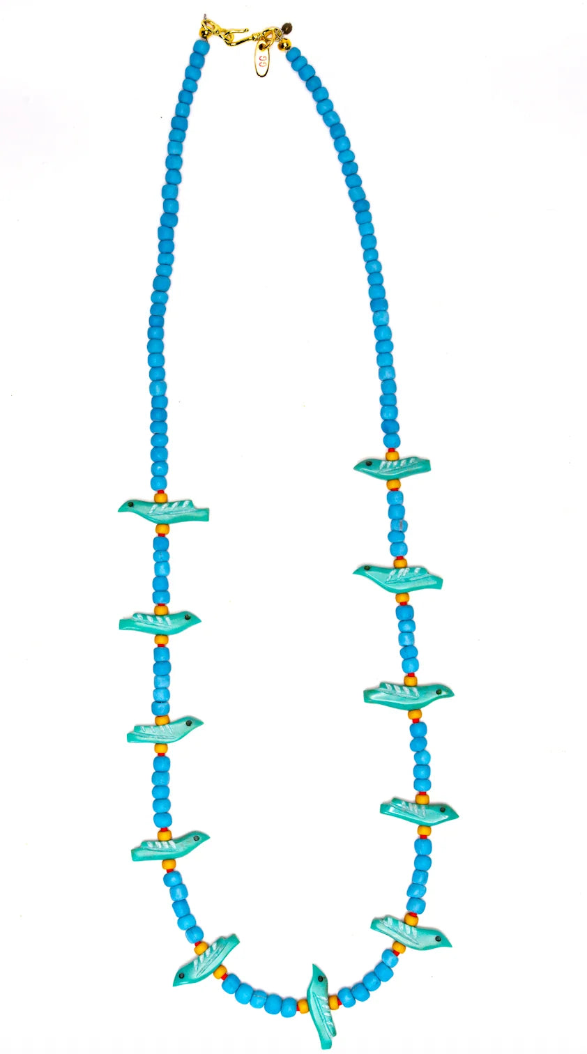 Long Turquoise Bird