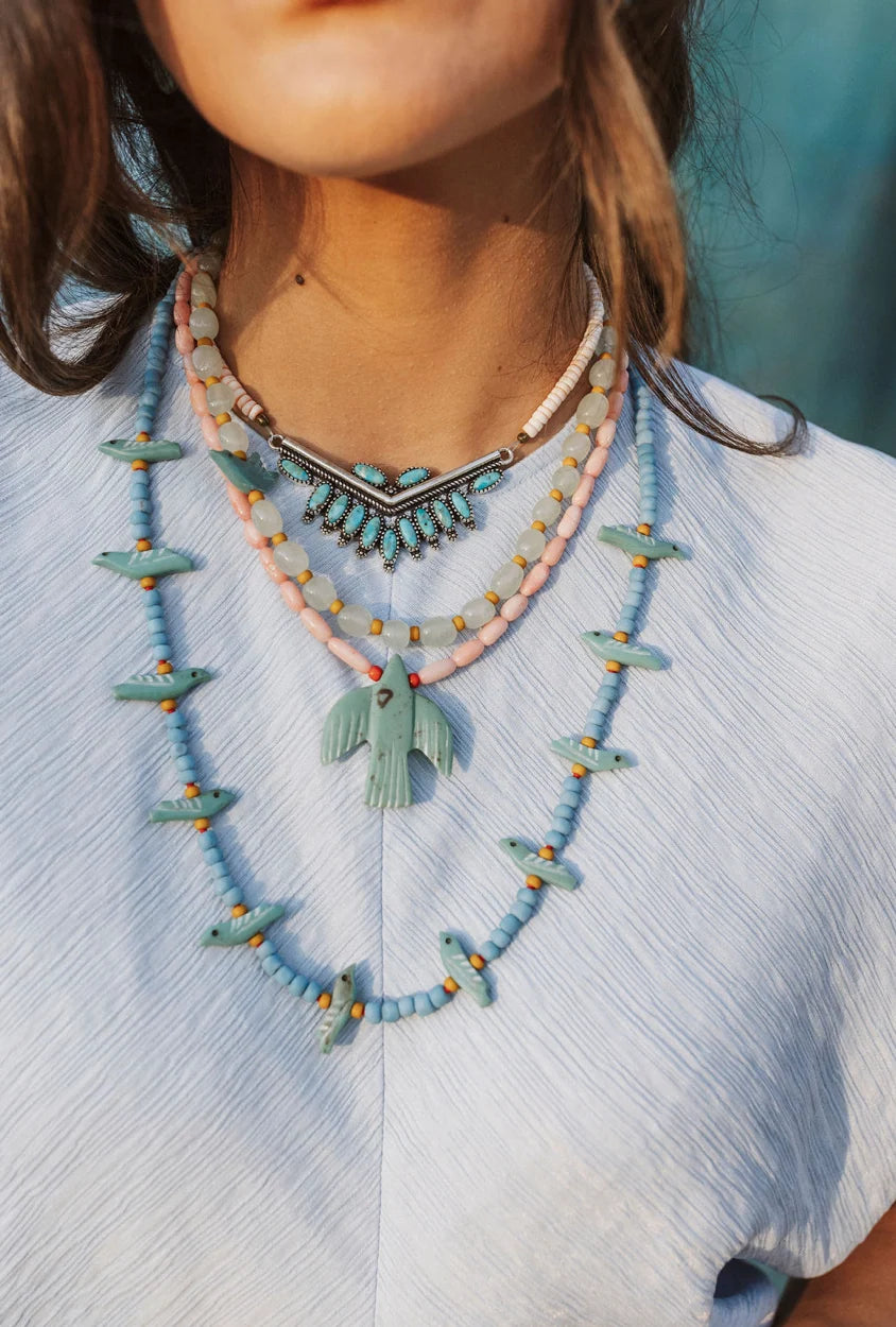 Long Turquoise Bird