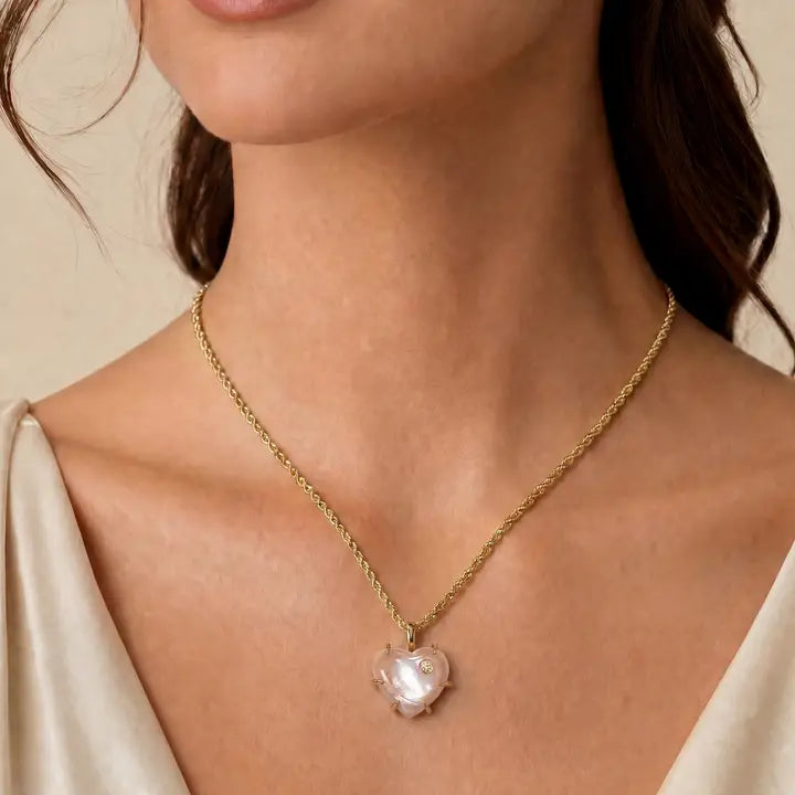 Lover Heart Charm Necklace