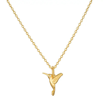 Loving Devotion Hummingbird Necklace