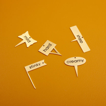 Luxe Cheese Markers, Set of 5, view 2