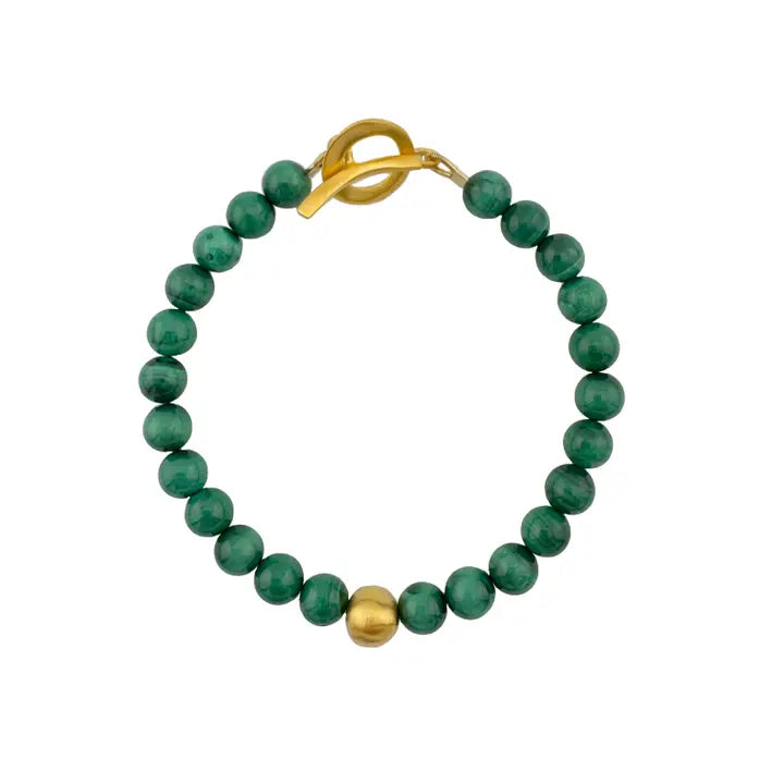 Malachite Beads Bracelet