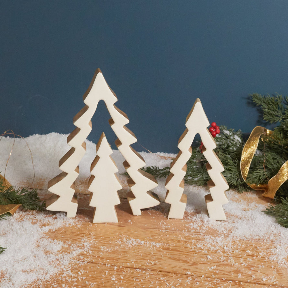Mango Wood & Enamel Pop-Out Tree