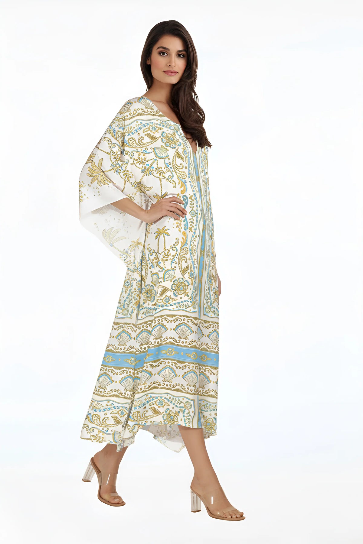 Wrap Up Long Caftan, view 2