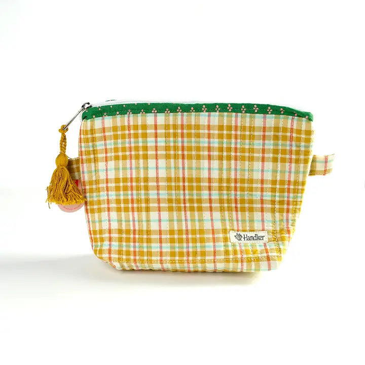 Quilted Zipper Pouch