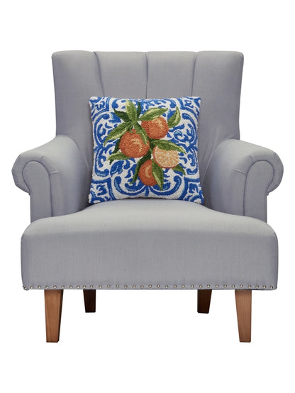 Mediterranean Oranges Hook Pillow, view 2