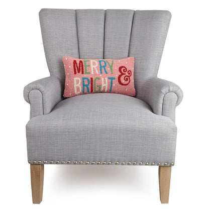 Merry and Bright Hook Pillow, view 2