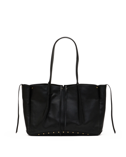 Meryl Carryall Black/Brushed Gold