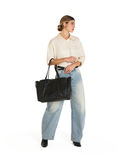 Meryl Carryall Black/Brushed Gold, view 4