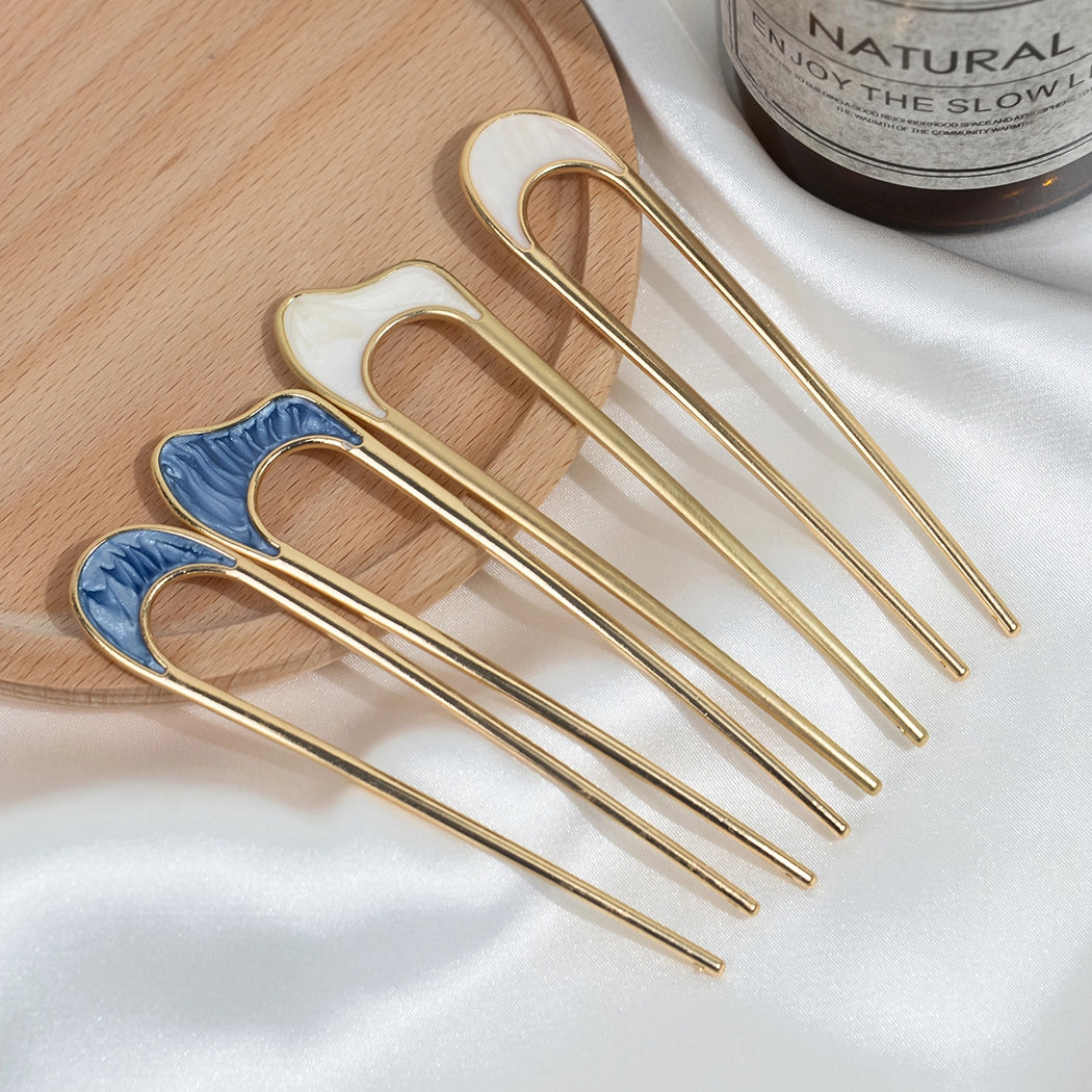 Metal Plate Hairpin, view 3
