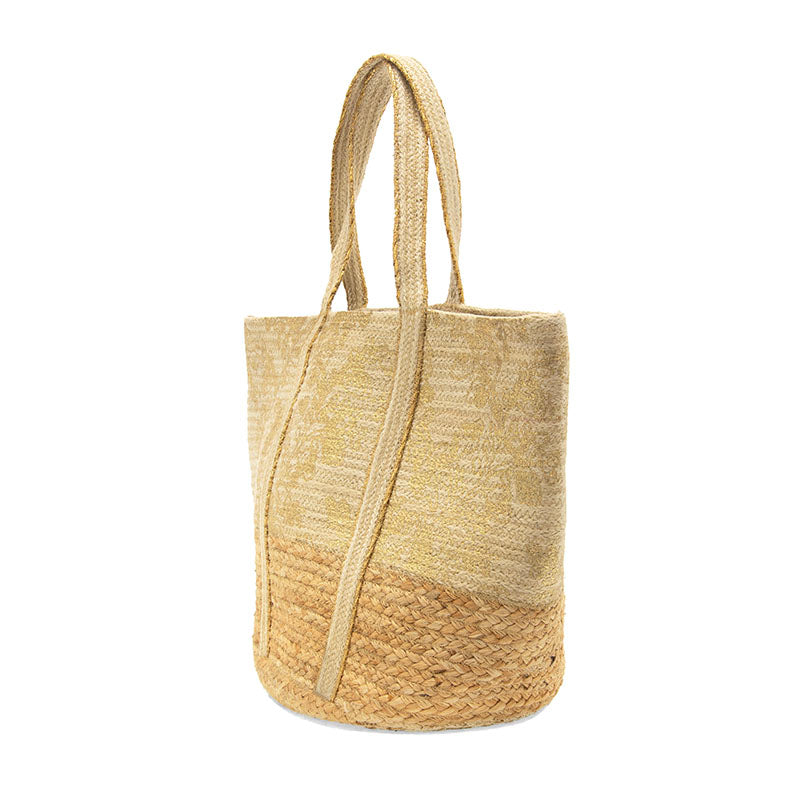 Jute Shopper Tote