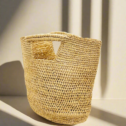 Mini Concon Crochet Straw Basket, view 4