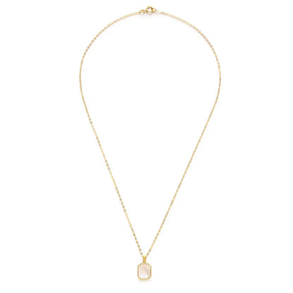 Mother of Pearl Pendant Necklace, view 2