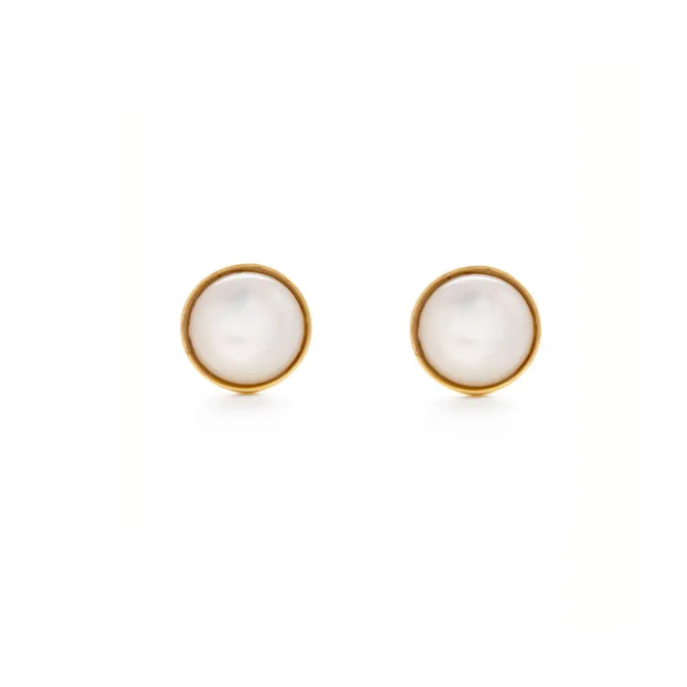 Mother of Pearl Stud Earrings