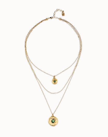 Eye Triple Strand Necklace, view 2
