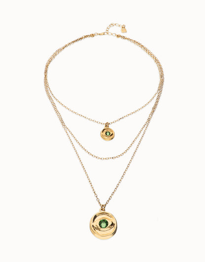 Eye Triple Strand Necklace, view 3