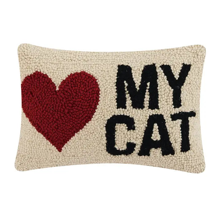 Heart My Cat Hook Pillow
