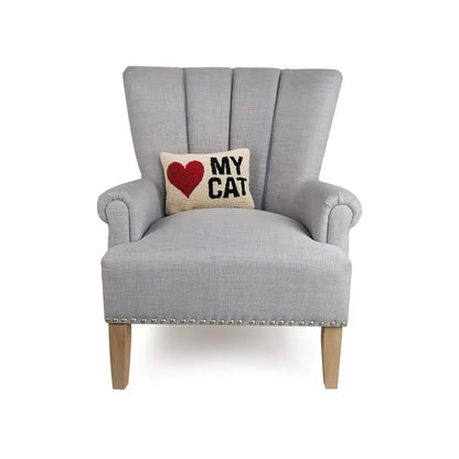 Heart My Cat Hook Pillow, view 2