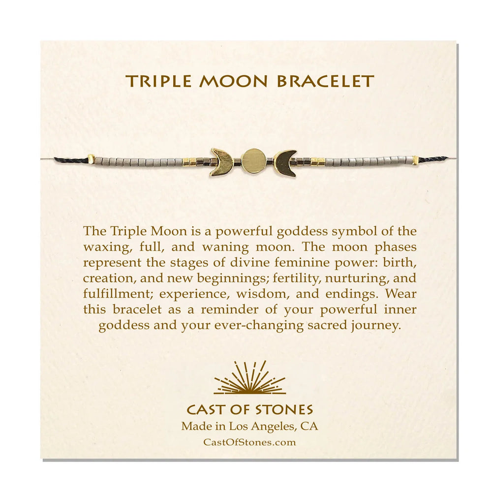 Triple Moon Bracelet