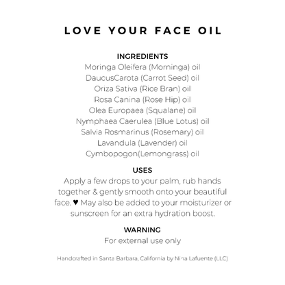Love Your Face Oil, view 3