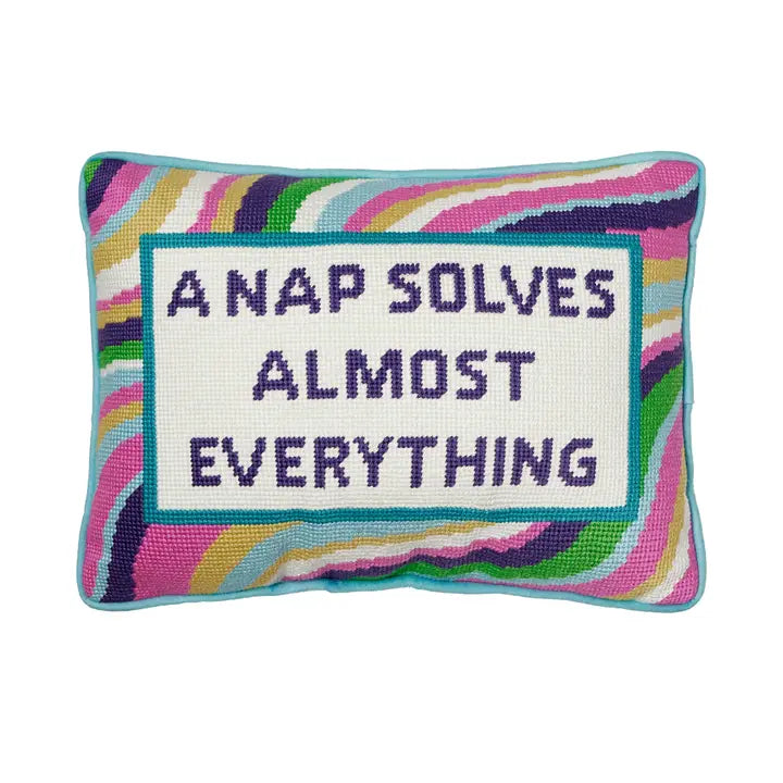 Nap Embroidered Pillow