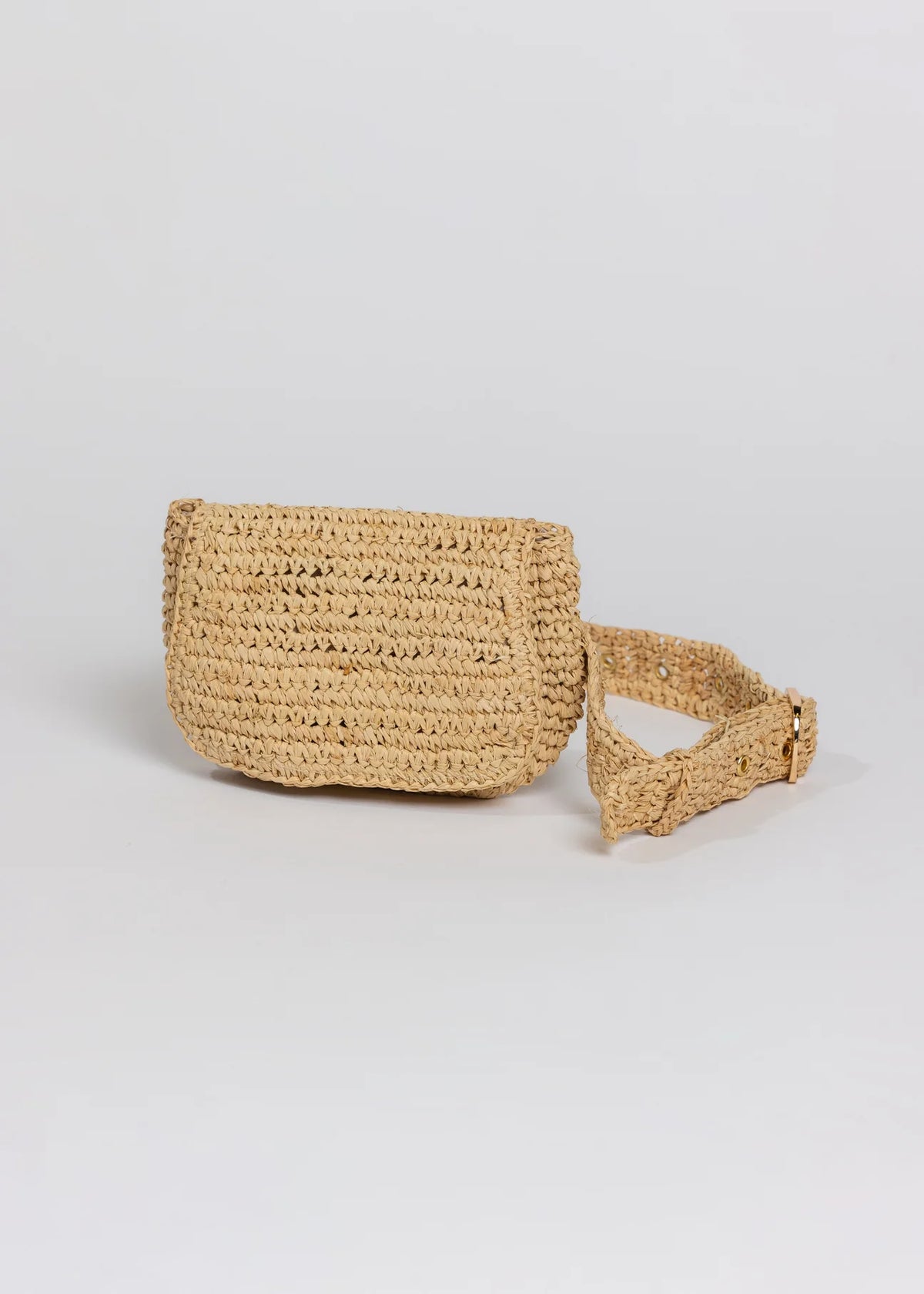 Straw Belt Bag, view 4