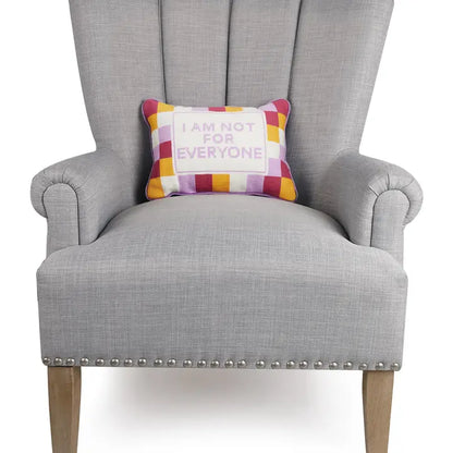 Not For Everyone Embroidered Pillow, view 3