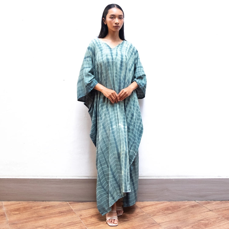 Tie Dye Kaftan Dress
