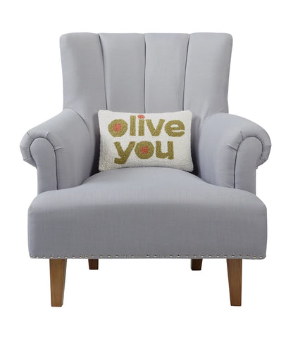Olive You Hook Pillow, view 2