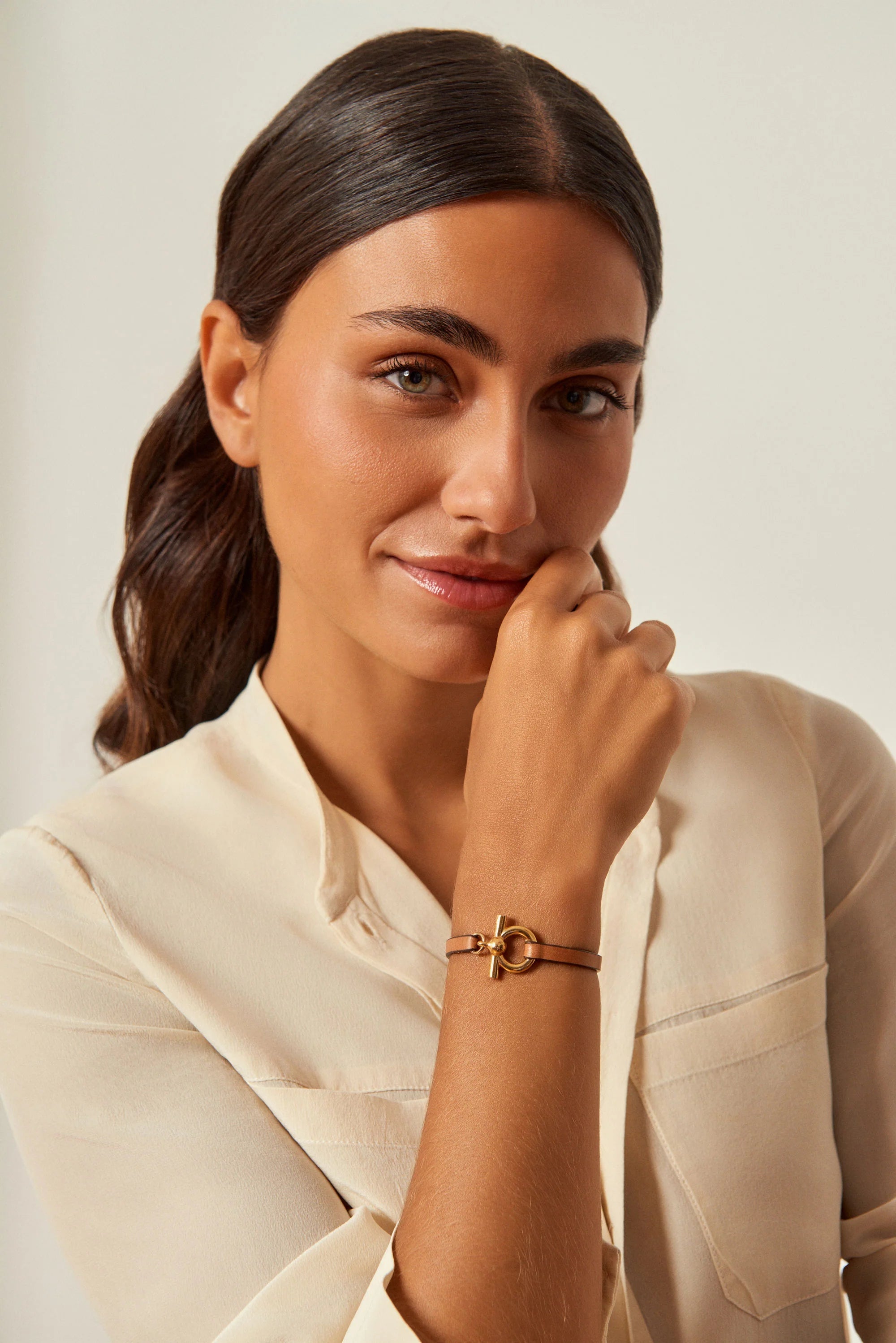 Omega Mini Leather Bracelet