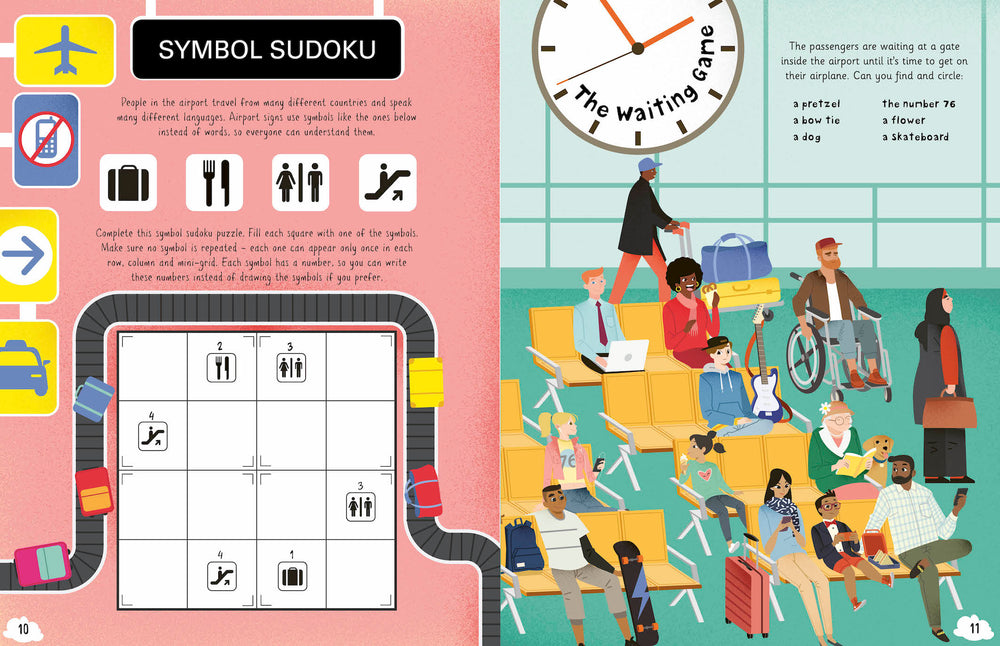 On the Plane Activity Book