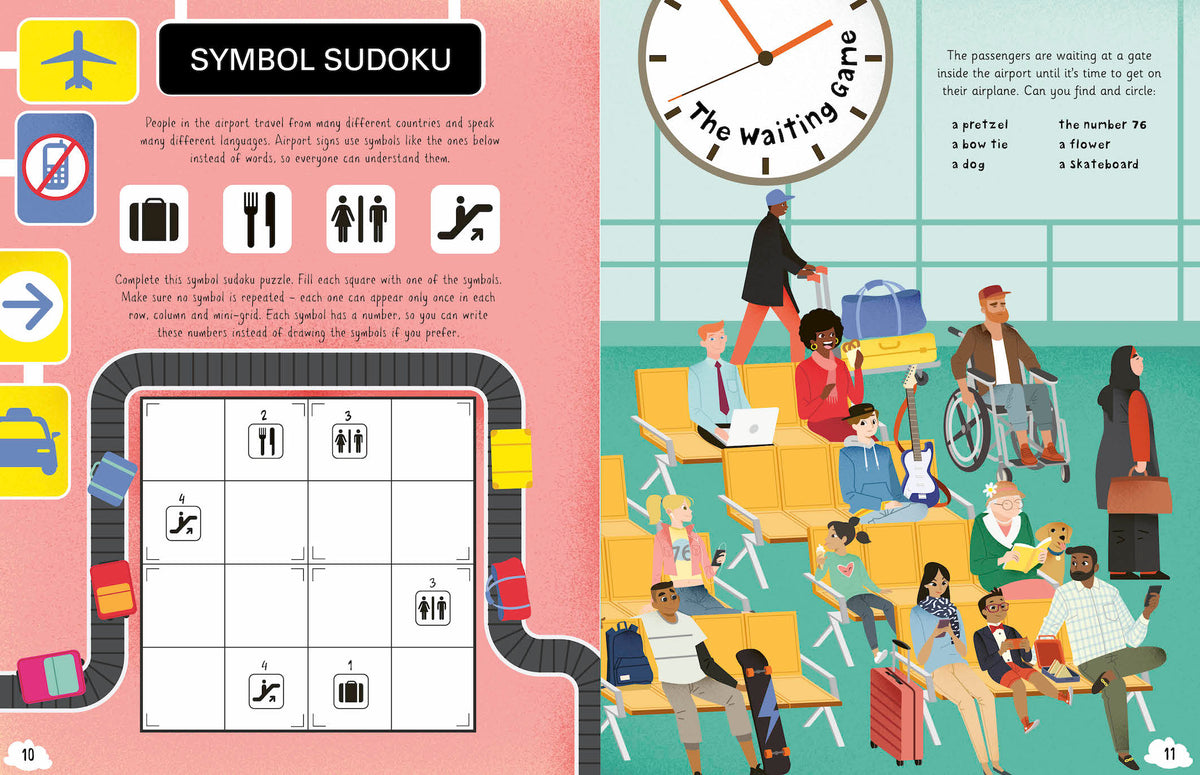On the Plane Activity Book, view 2