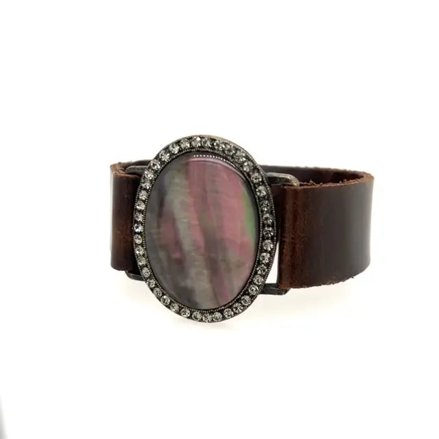 Oval Cabochon MOP Bracelet