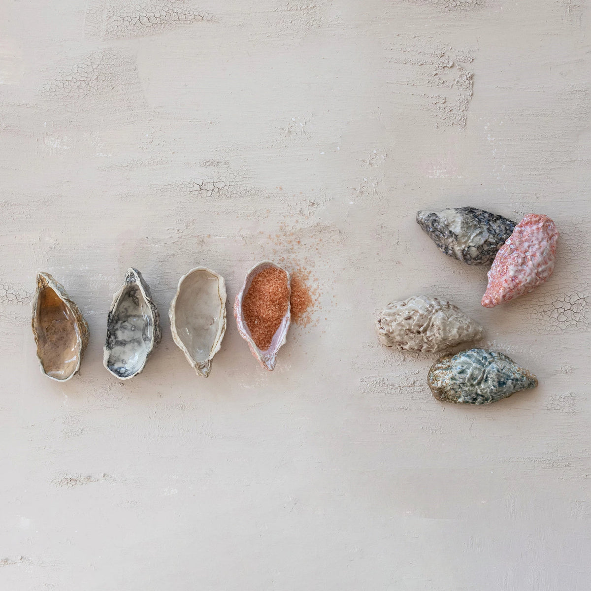 Stoneware Oyster Shell Dish
