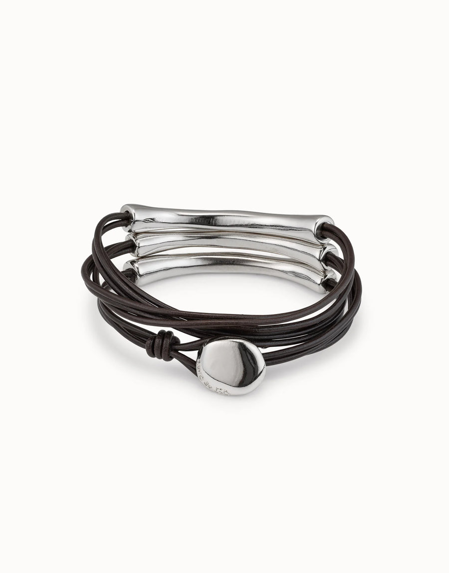 Triple Tubi Cord Bracelet, view 2, styled