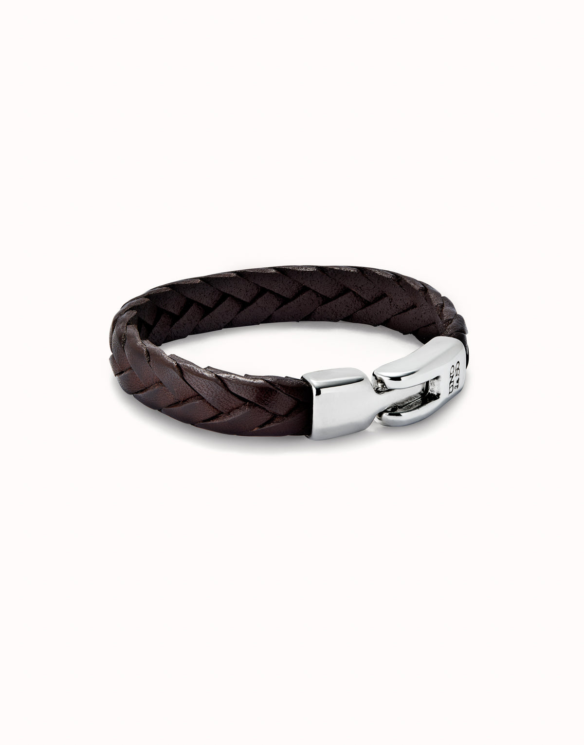 Natural Braided Leather Bracelet, view 2
