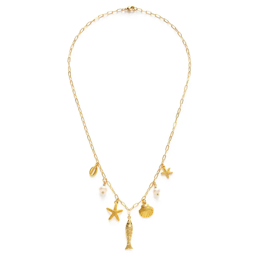 Pacifica Charm Necklace, view 3